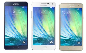From left to right: Galaxy A7 4G, Galaxy A5 4G, Galaxy A3 4G