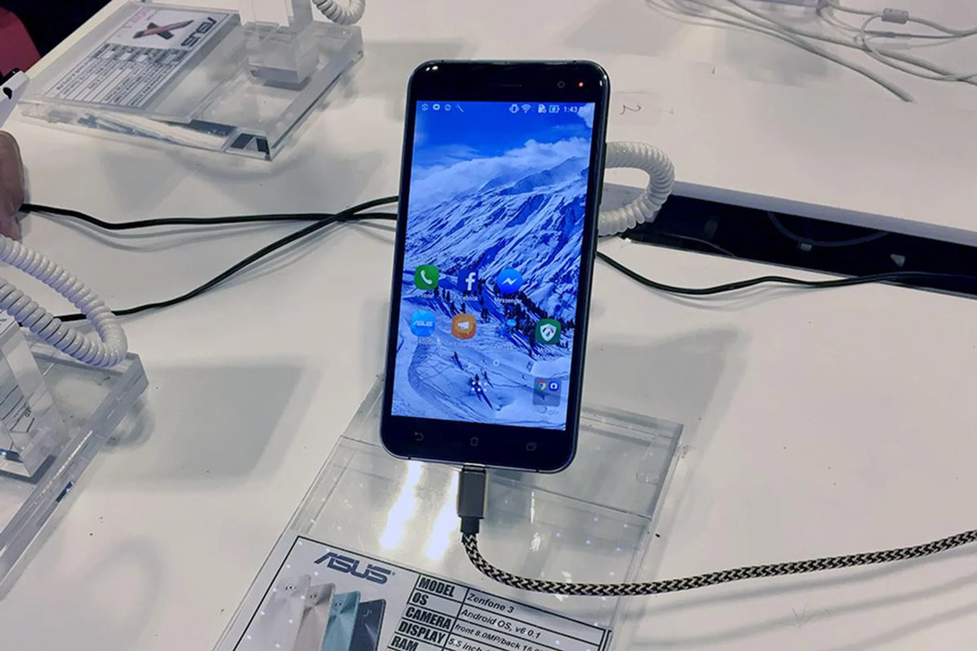 In Hall 404, CH2 is selling a number of smartphones, including the ZenFone 3 starting from $388.