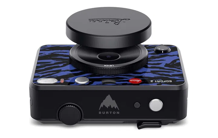 Top cover of the Leica Sofort 2 Burton Edition. Photo: Leica.