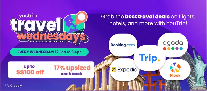 When's the best time to book hotels and flights? Apparently, it's Wednesdays now. Image: YouTrip.