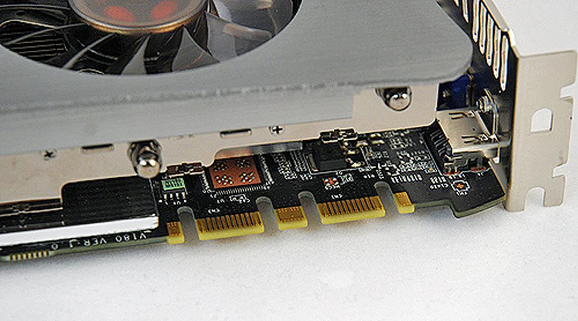 Need more graphics horsepower? This card has two SLI connectors, which means a 3-way SLI configuration is possible, should you have the cash to splash.