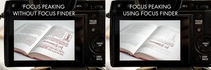 When the aperture is wide open, you'll only see the most critical parts, making it easier to get focus.