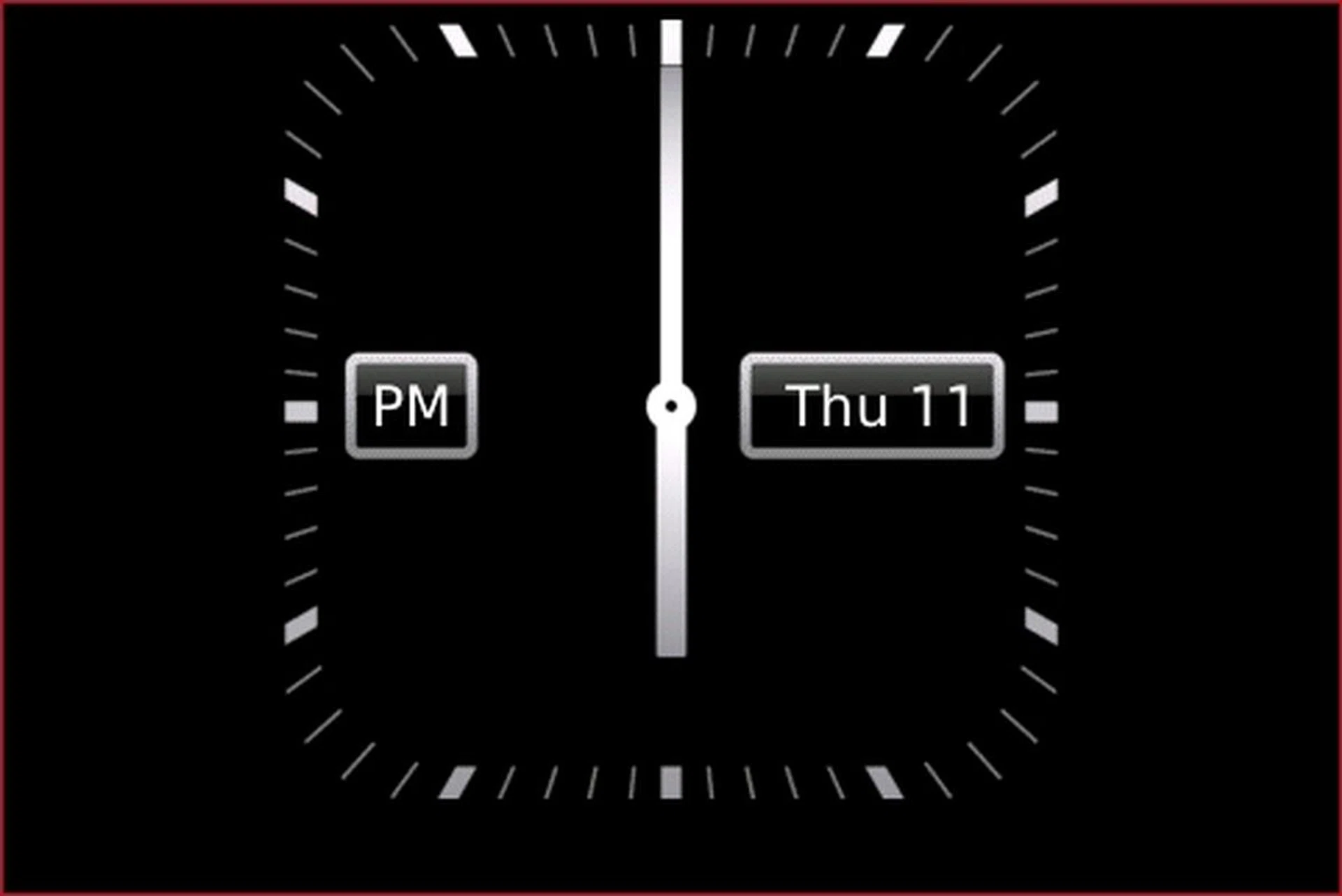 During Standby, you'll have the analog clock (which can be changed to other forms such as digital or LED clock) as the screensaver, and upon pressing the Menu button, you'll be able to switch amongst various applications.