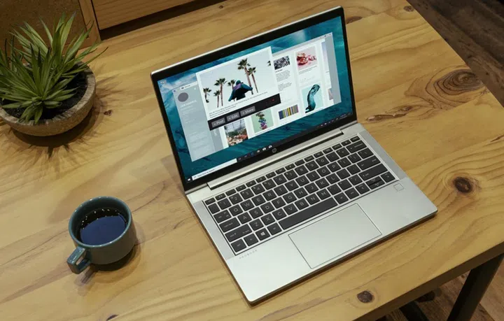 The lightest AMD-based business laptop from HP. Image courtesy of HP