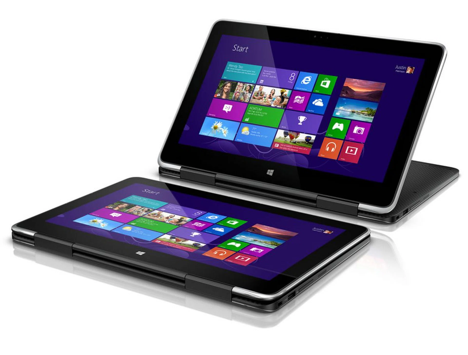 It's up to you how you want the XPS 11 to stand.