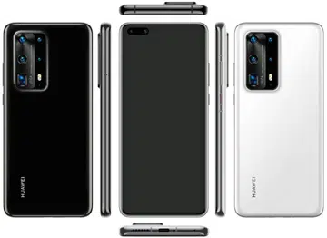 Purported render of the Huawei P40 Pro. <br>Image source: @evleaks