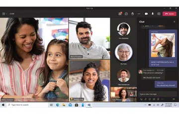 Teams Personal could be the family chat app of choice. Image courtesy of Microsoft. 