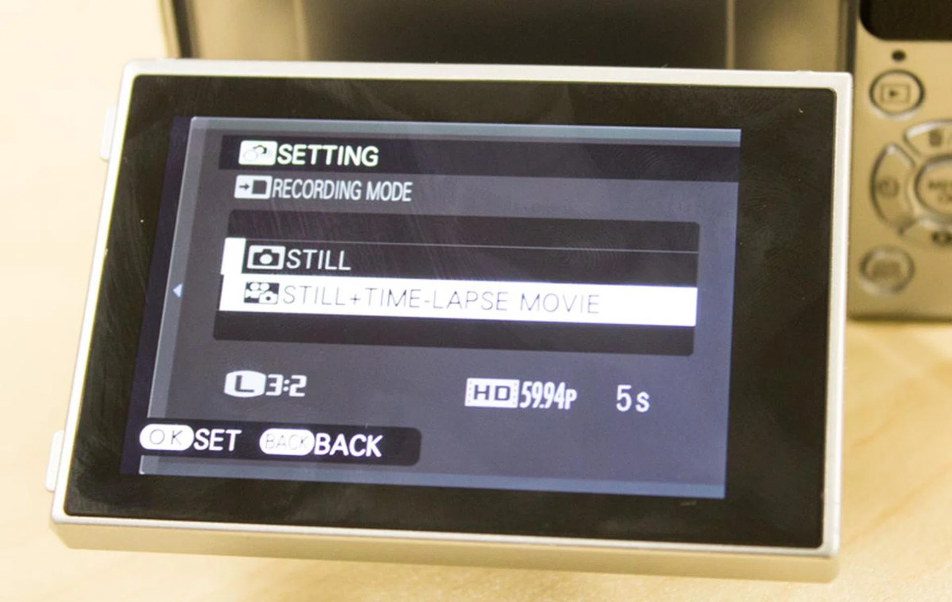 The good thing is that the camera can now create a video clip for you.