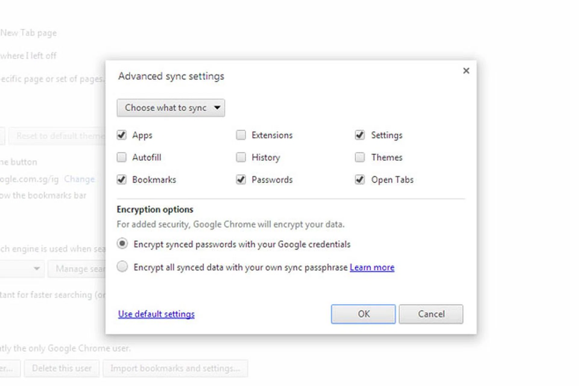 Make sure you choose the appropriate items to sync. Once chosen, all items will be synced automatically across the Chrome browsers in all your devices. 