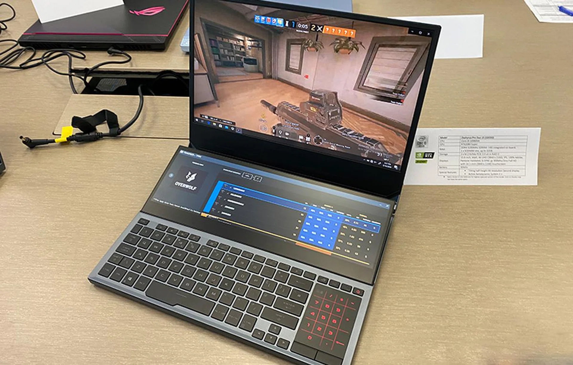 Say hi to the ROG Zephyrus Duo 15, ASUS' latest and greatest 15-inch gaming notebook.