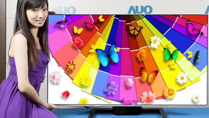 AUO's 50-inch Full-HD Super Narrow Bezel FIM panel.