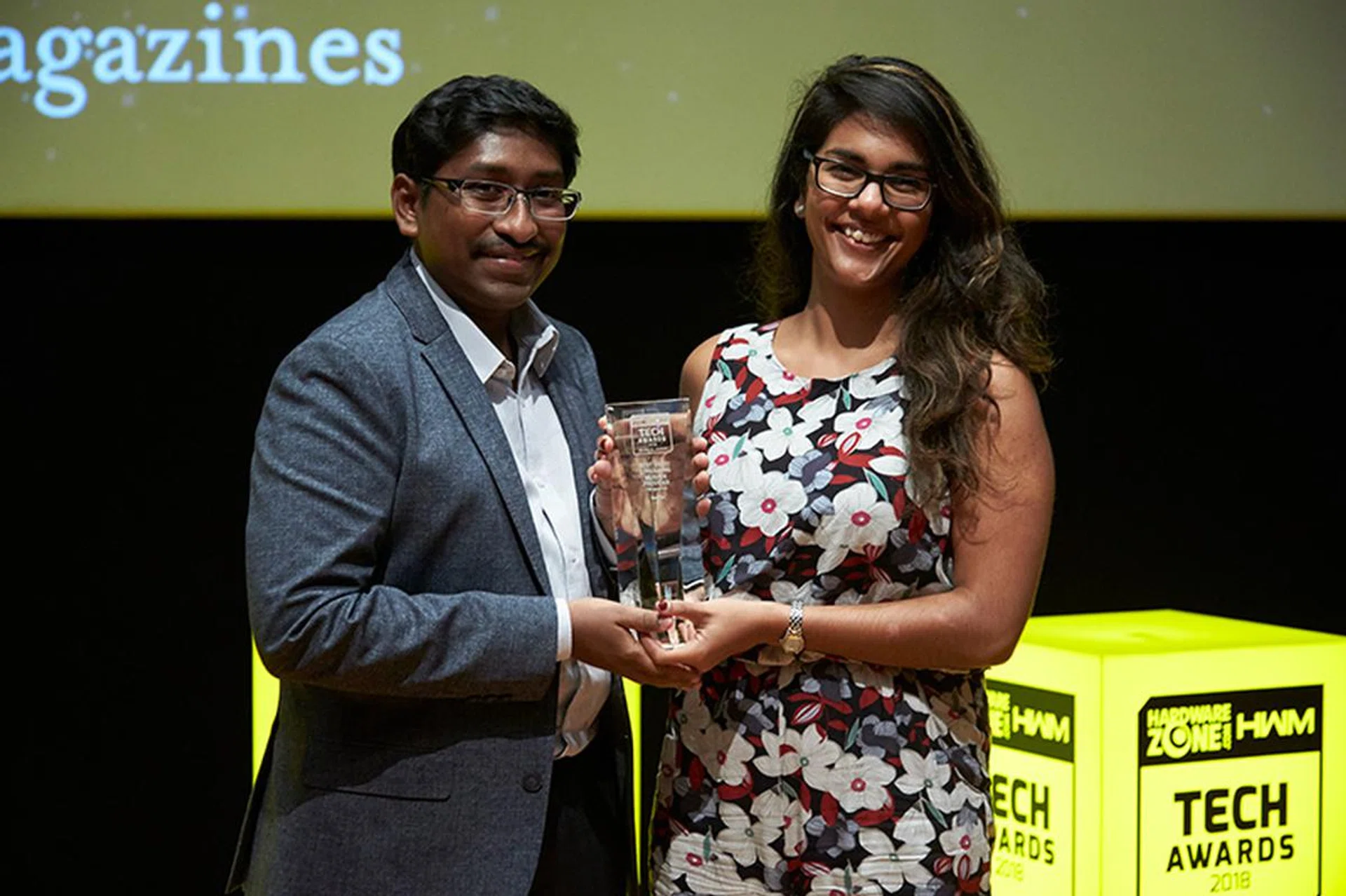 Netflix is once again our readers' favorite local video streaming service. Accepting the award here is Ms. Shanta Arul, Corporate and Technology PR Manager from Netflix.