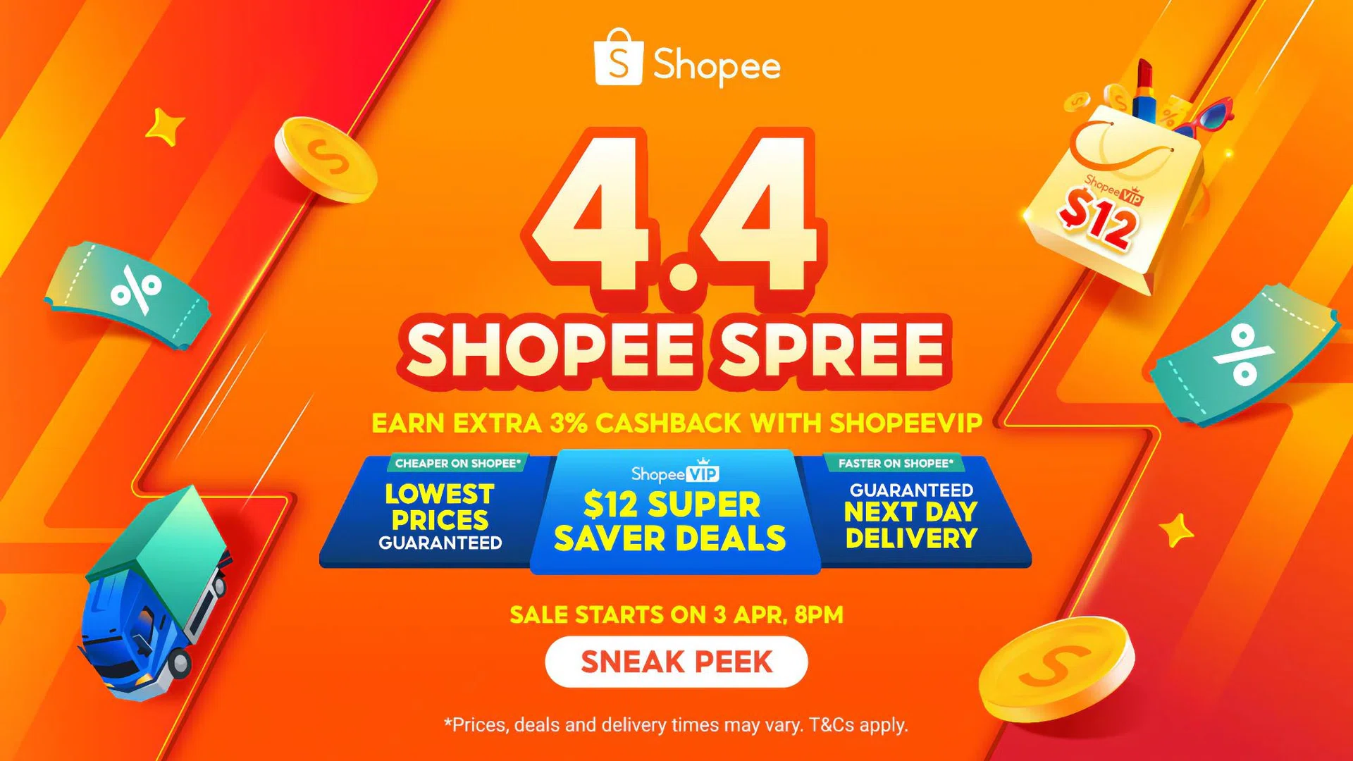 Shopee 4.4 sale