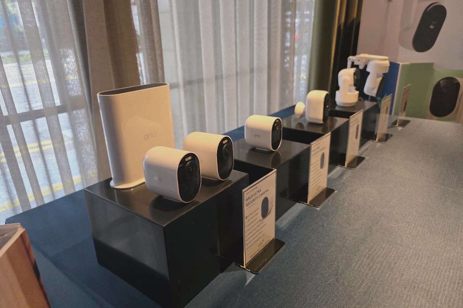 Image of Arlo’s new product line up.