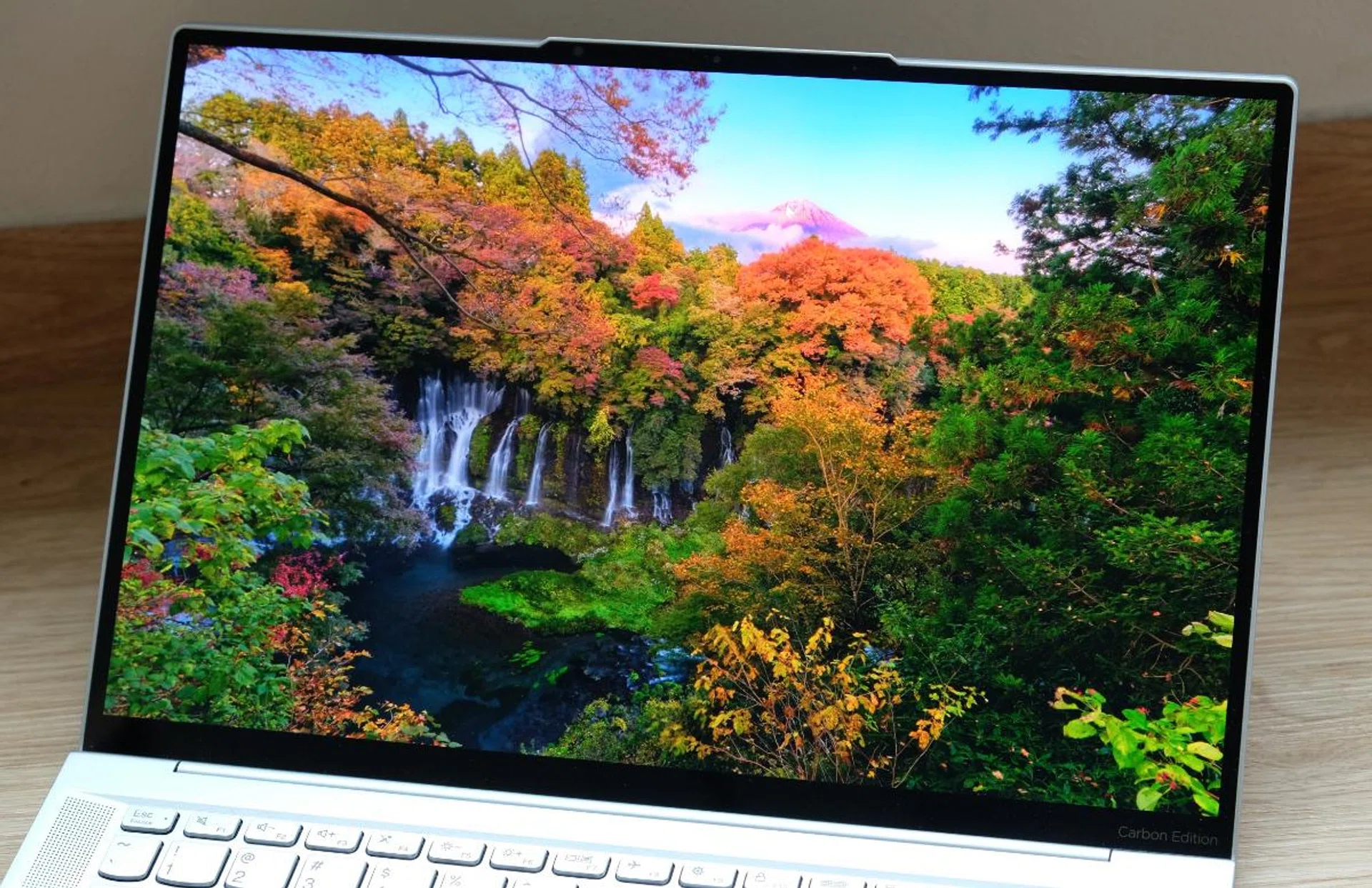 The OLED display is fantastic. Unfortunately, it doesn't support touch inputs.