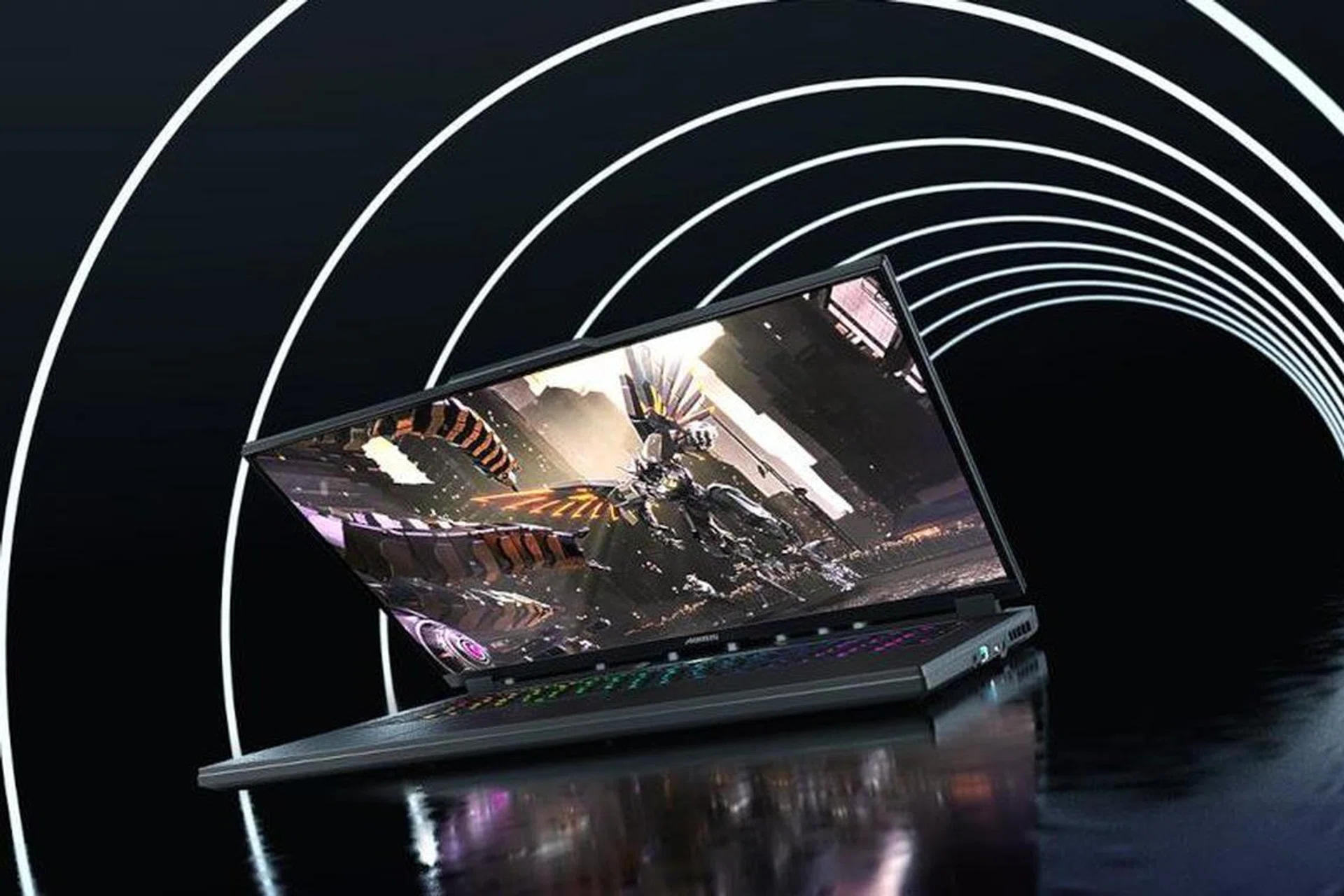 Meet the Aorus 17X, charting a new path for ultra-high-performance gaming notebooks. (Image source: Gigabyte)