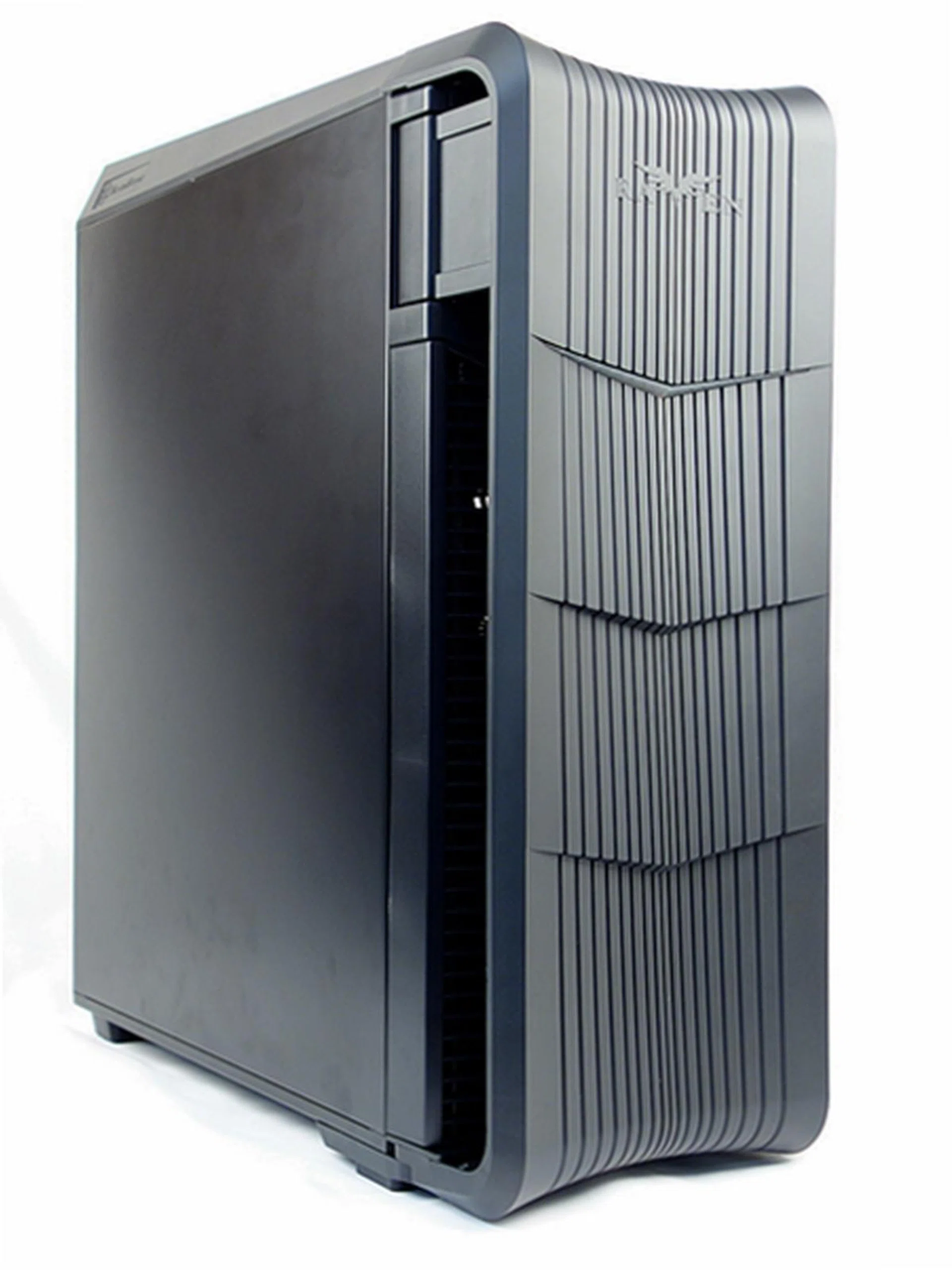 The SilverStone Raven RV04 has an impressive looking facade, which bears some semblance to its predecessors that include the Raven RV02 and RV03. However, the latest chassis from the Raven series boasts of a revamped interior, with a unidirectional air flow (from front to rear) for optimal cooling.