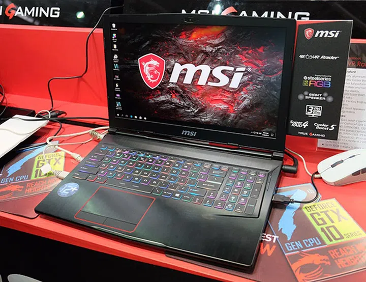 The MSI GE63VR Raider.