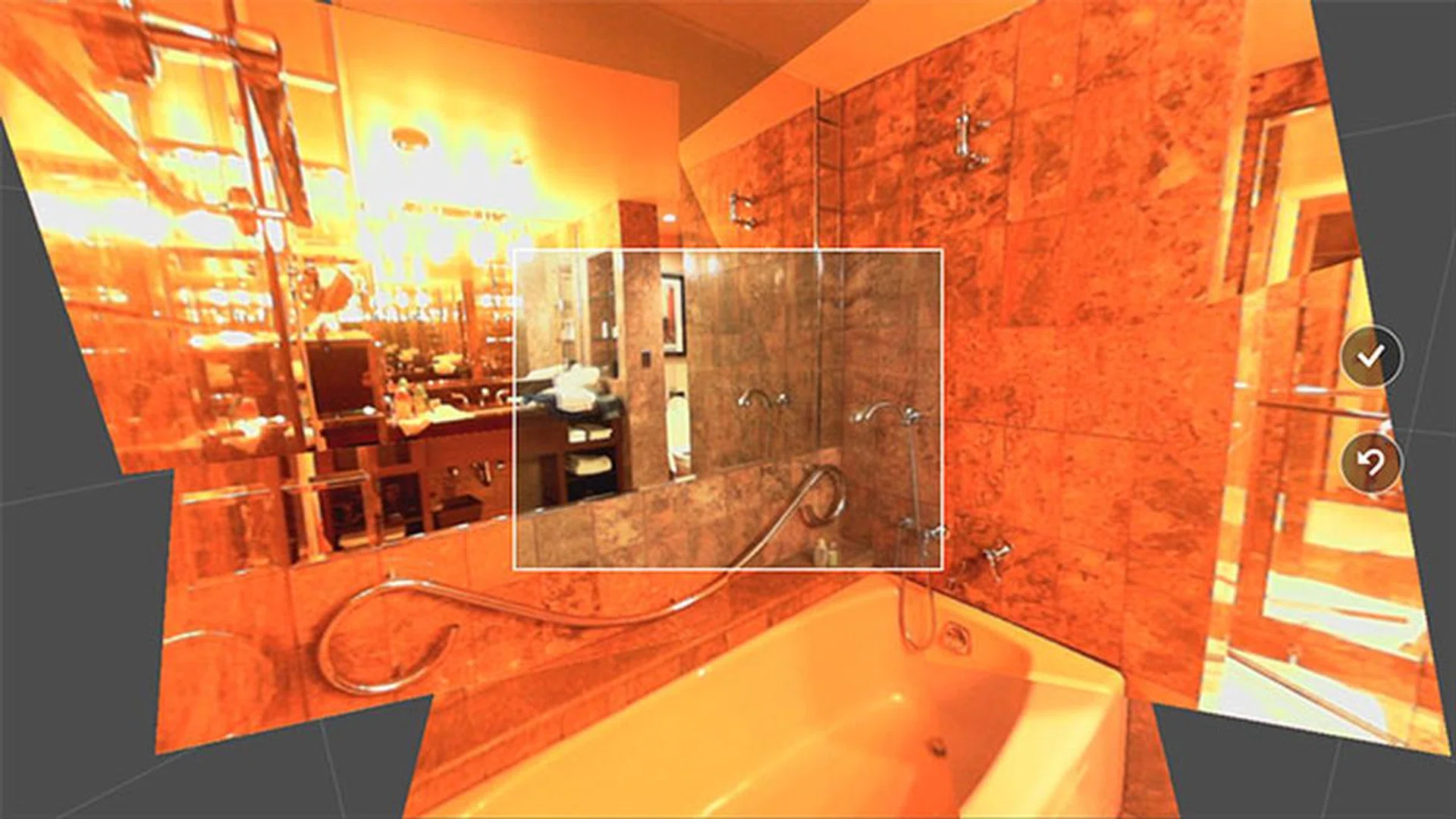 The built-in Camera app also has a panorama feature based on the Photosynth app.