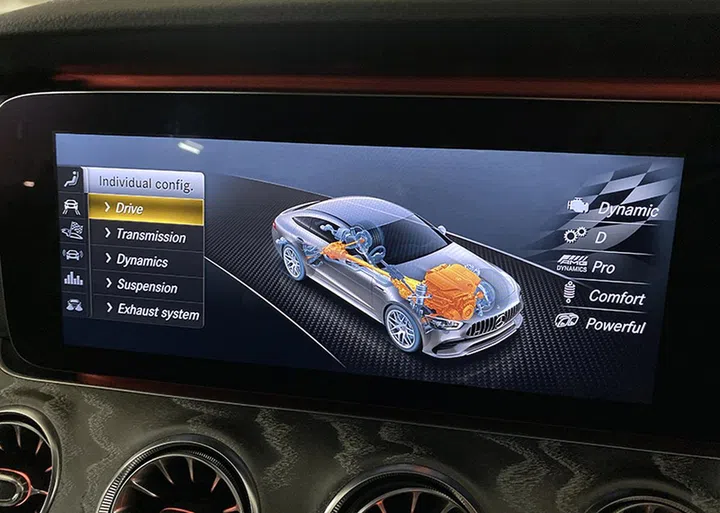 You can customise nearly every driving aspect of the car.