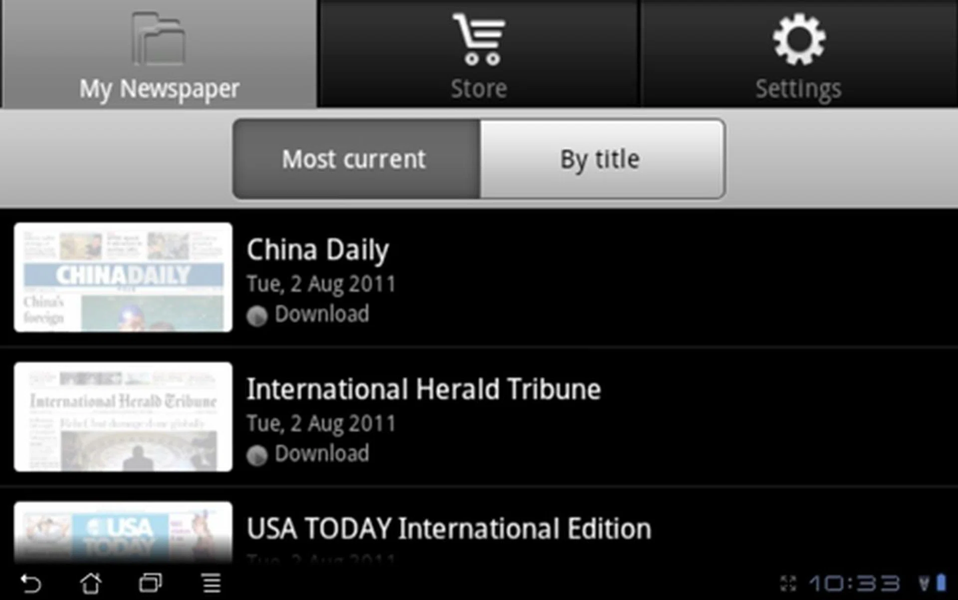 On the other hand, if you choose the" Zoom to fill screen" option, text and icons look bigger but too pixelated.