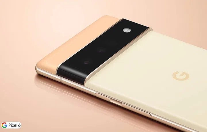 Google Pixel 6 series, screenshot from Google's Pixel 6 video advertisement.