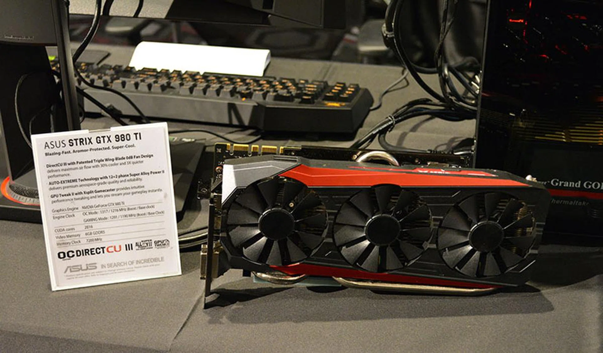 ASUS has released details on the technology behind its graphics cards at a technical seminar in Bangkok, Thailand.