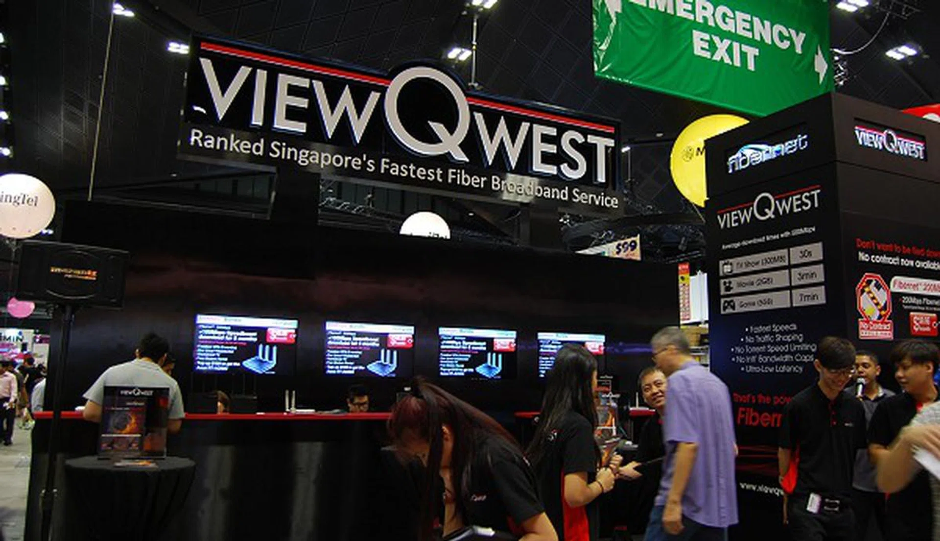 Over at ViewQwest, we heard the promoters often mentioning of satisfied HardwareZone members enjoying their service.
