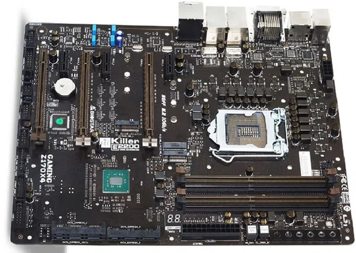 Biostar Gaming Z170X4 motherboard. (Image Source: Biostar)