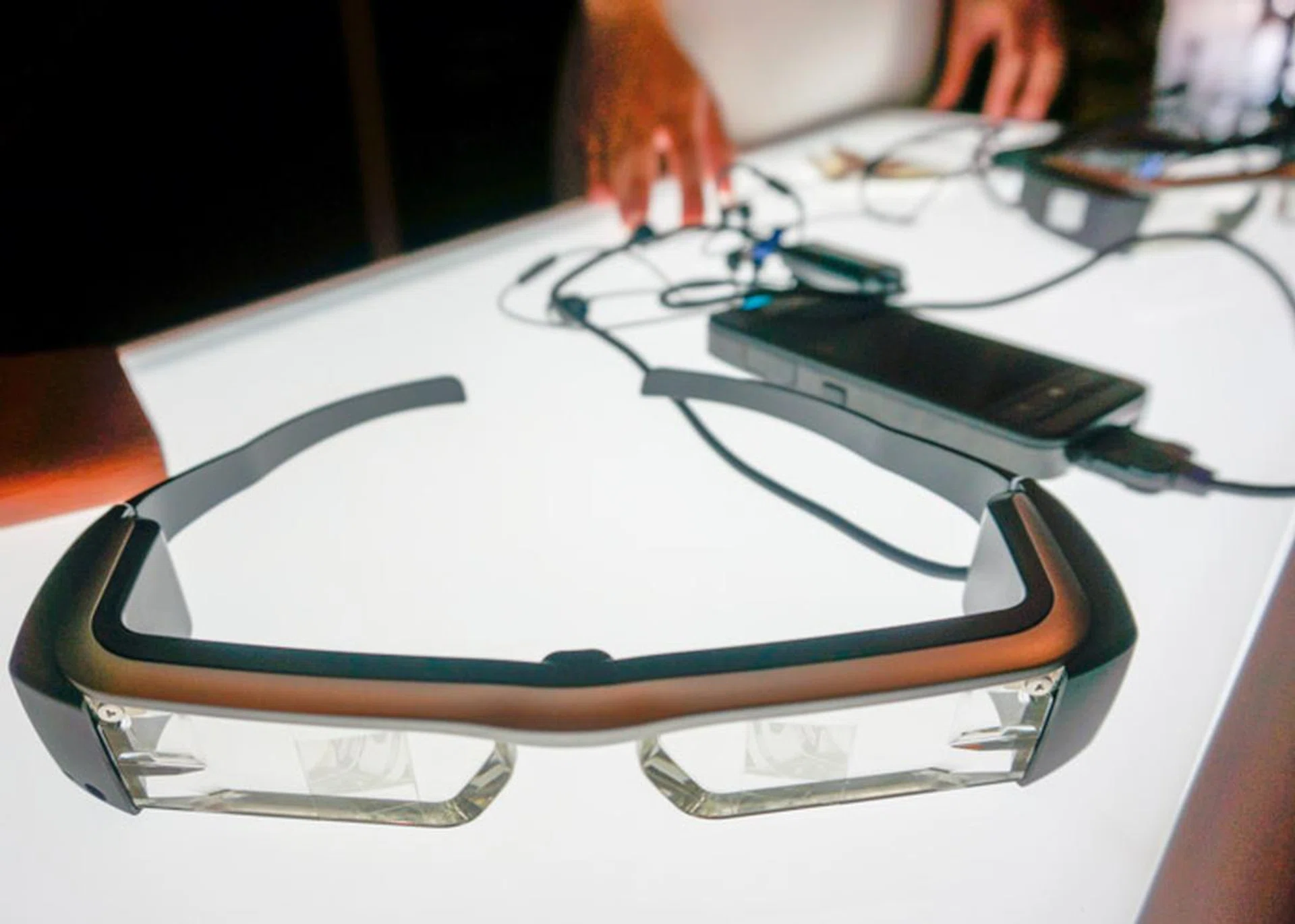 The new Movario glasses are a lot slimmer than the previous generation.