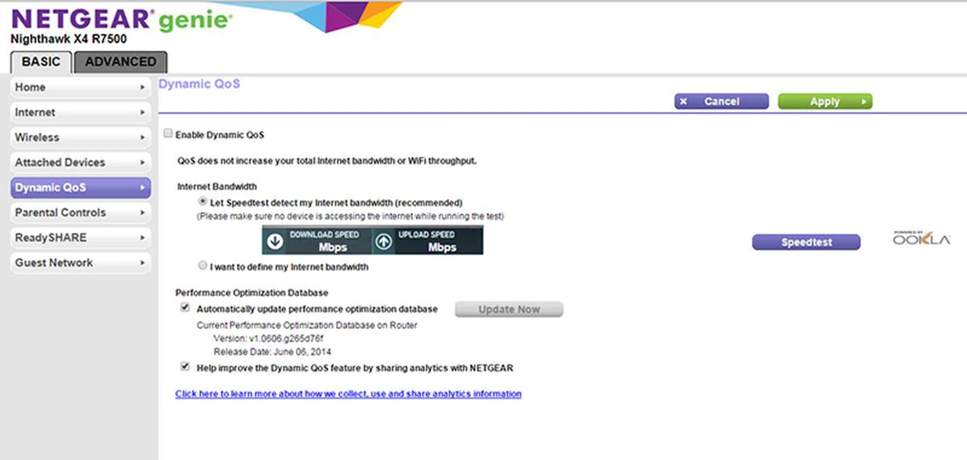 The Nighthawk X4's Dynamic QoS is intended as a direct rival to ASUS' Adaptive QoS.