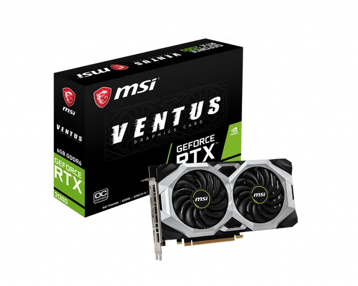 MSI GeForce RTX 2060 Ventus 6G OC (Image source: MSI)