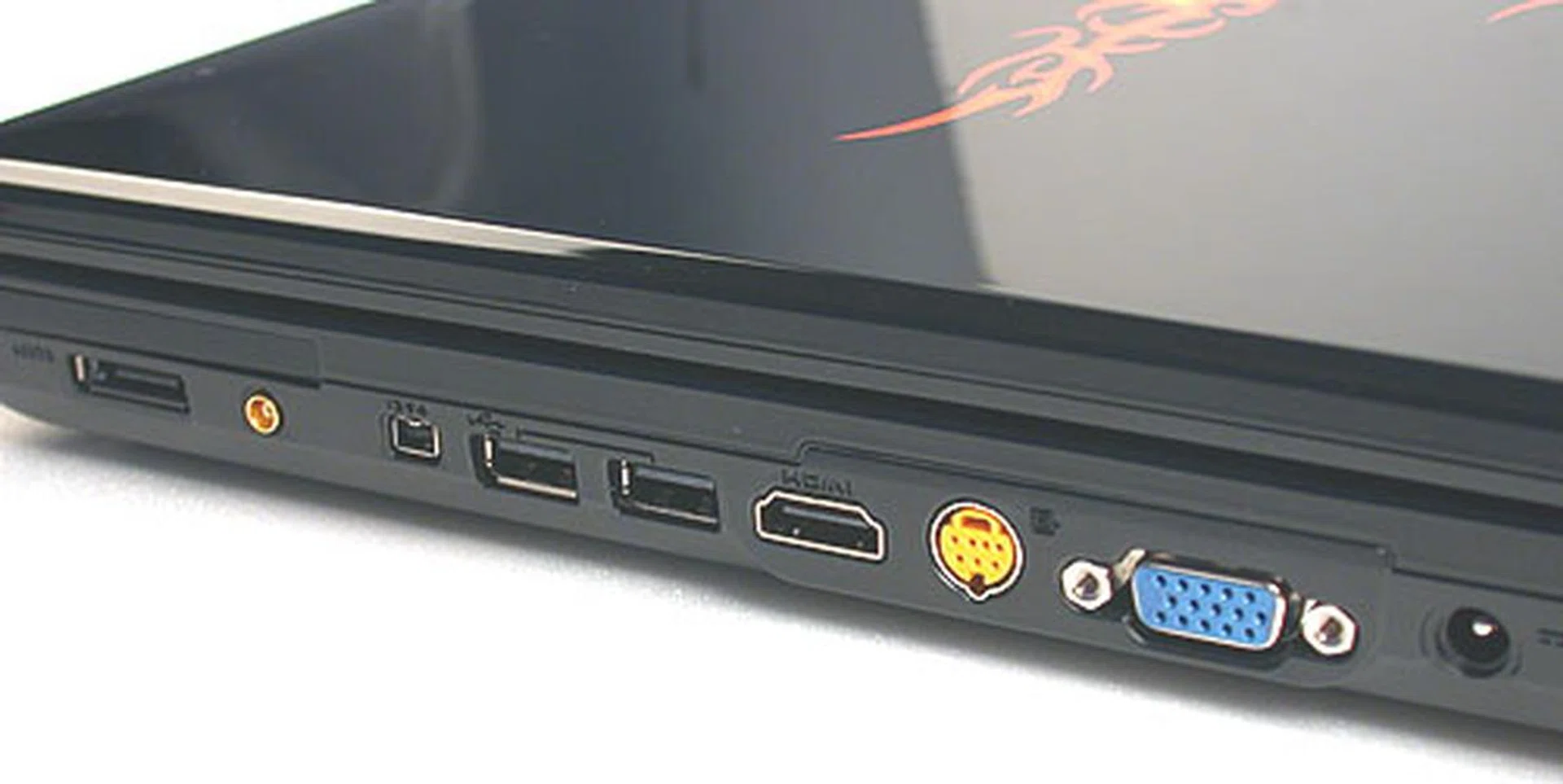 A plethora of connectors and ports here, of note are the e-SATA and HDMI ports. Optionally, you can have a TV tuner for this model and hence you can connect an antenna to it. 