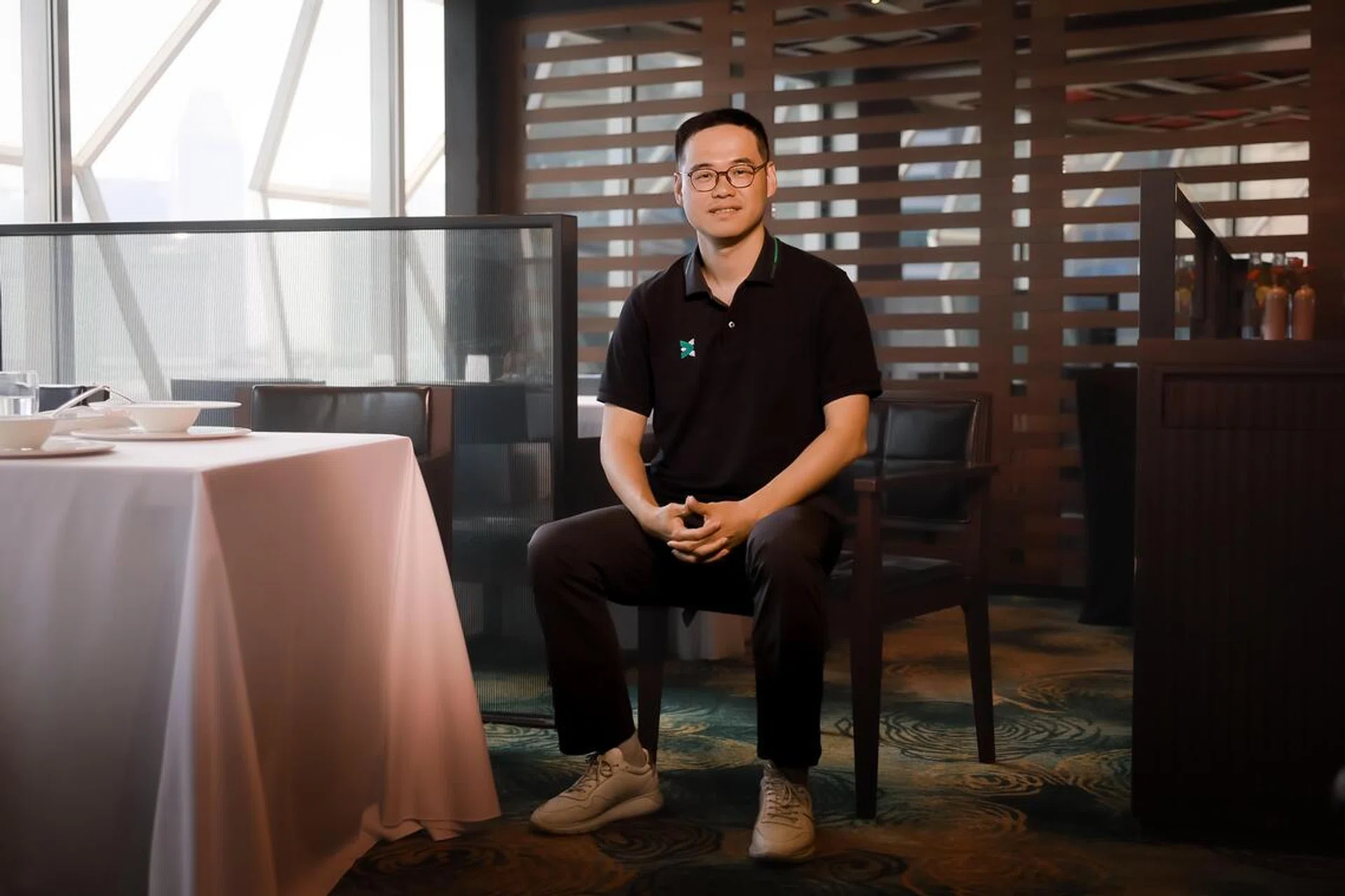 Sumiko's lunch interview with Jefferson Chen, co-founder and CEO of Advance Intelligence Group at Tong Le Private Dining on July 25, 2024. [Lunch With Sumiko]
