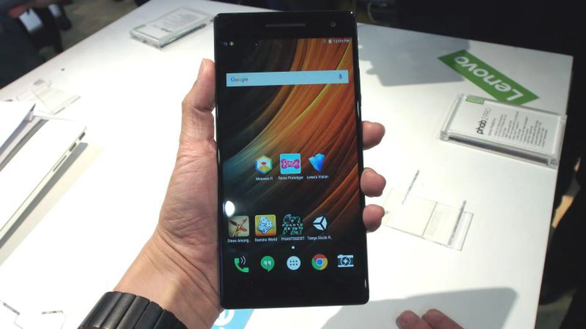 The Lenovo Phab2 Pro is huge, that's what she said.