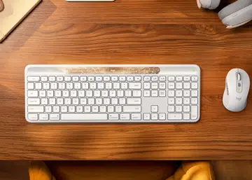 The newly launched Signature Slim Solar+ K980 keyboard by Logitech. 