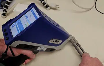 JerryRigEverything used a scanner to identify the titanium grade on the Samsung Galaxy S24 Ultra.