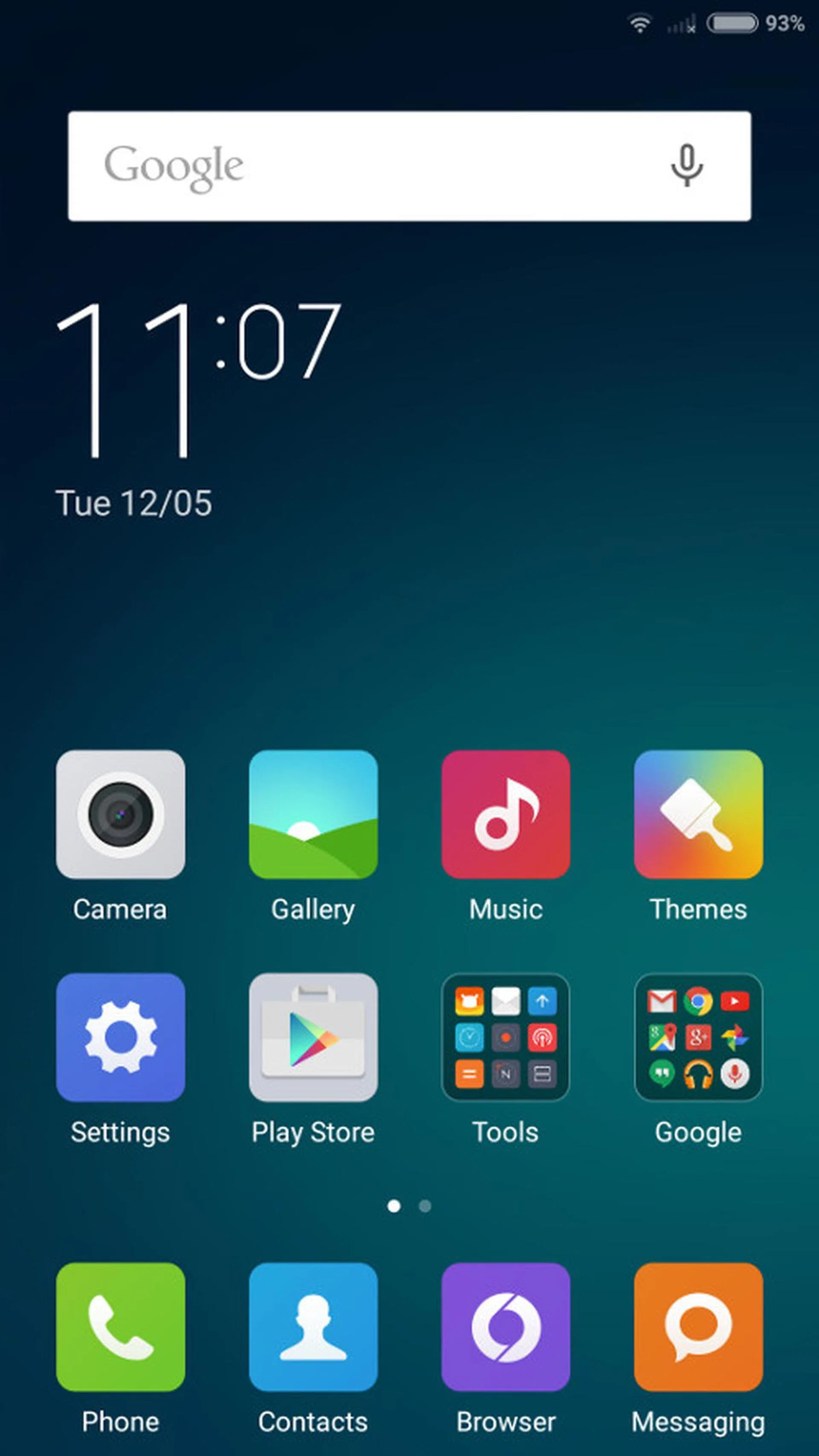The current iteration of MIUI looks quite similar to iOS.