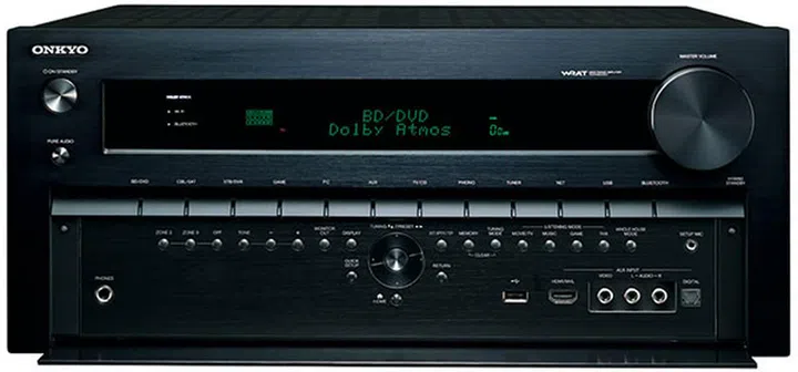 The high-end 11.2-channel TX-NR3030 has three HDMI outputs for multi-zone video, and a massive toroidal transformer and two separate transformers for audio and video processing.