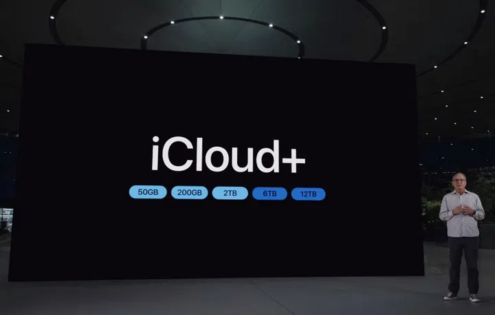 New to the list are the 6TB and 12TB iCloud+ storage tiers.