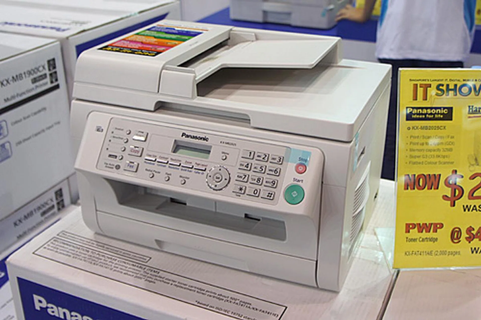 The KX-MB2025CX is a laser multifunction (print/copy/scan/fax) printer with a print speed of up to 24ppm. It's available at $249 (usual price is $299).