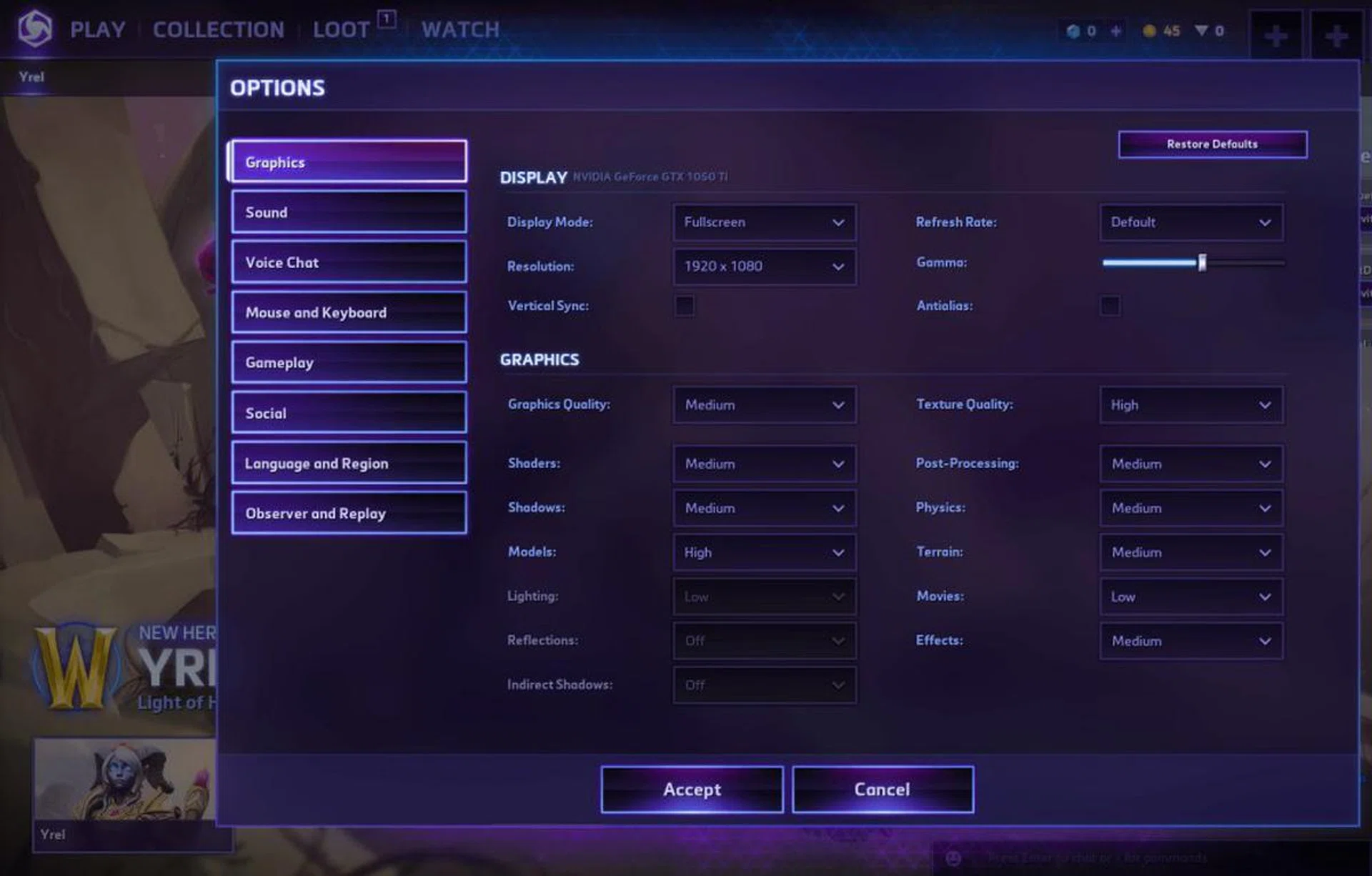 You get a good balance between graphics and performance on this setting we've tested. Model quality can be lowered for further performance boost.