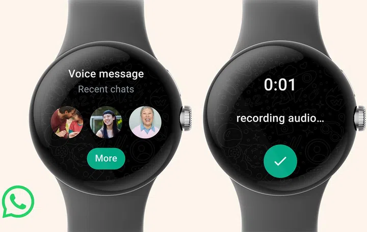 WhatsApp is now available on Wear OS 3 devices.