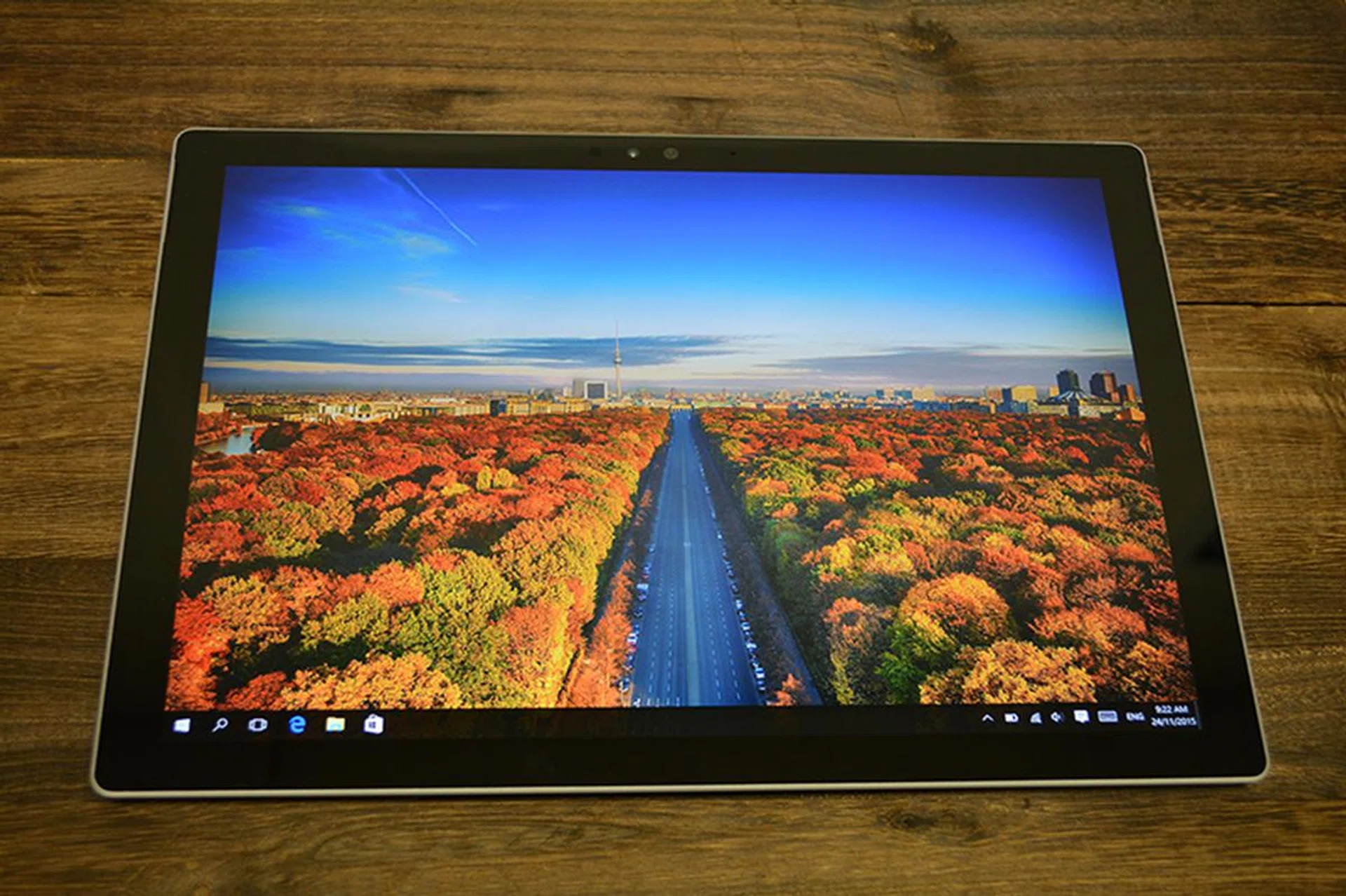 The Surface Pro 4 sports a larger and higher resolution 12.3-inch PixelSense display and a narrower bezel than the Surface Pro 3.