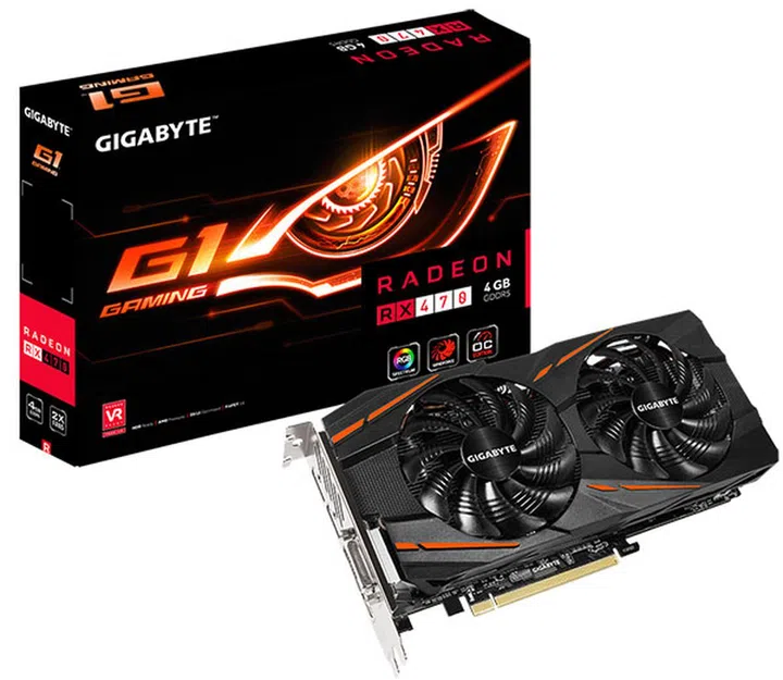 Gigabyte Radeon RX 470 G1 Gaming. (Image Source: Gigabyte)