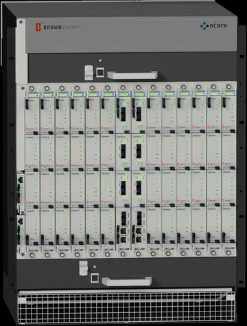The nCore HPC BrownDwarf supercomputer chassis that houses individual compute nodes. (Image Source: nCore HPC)