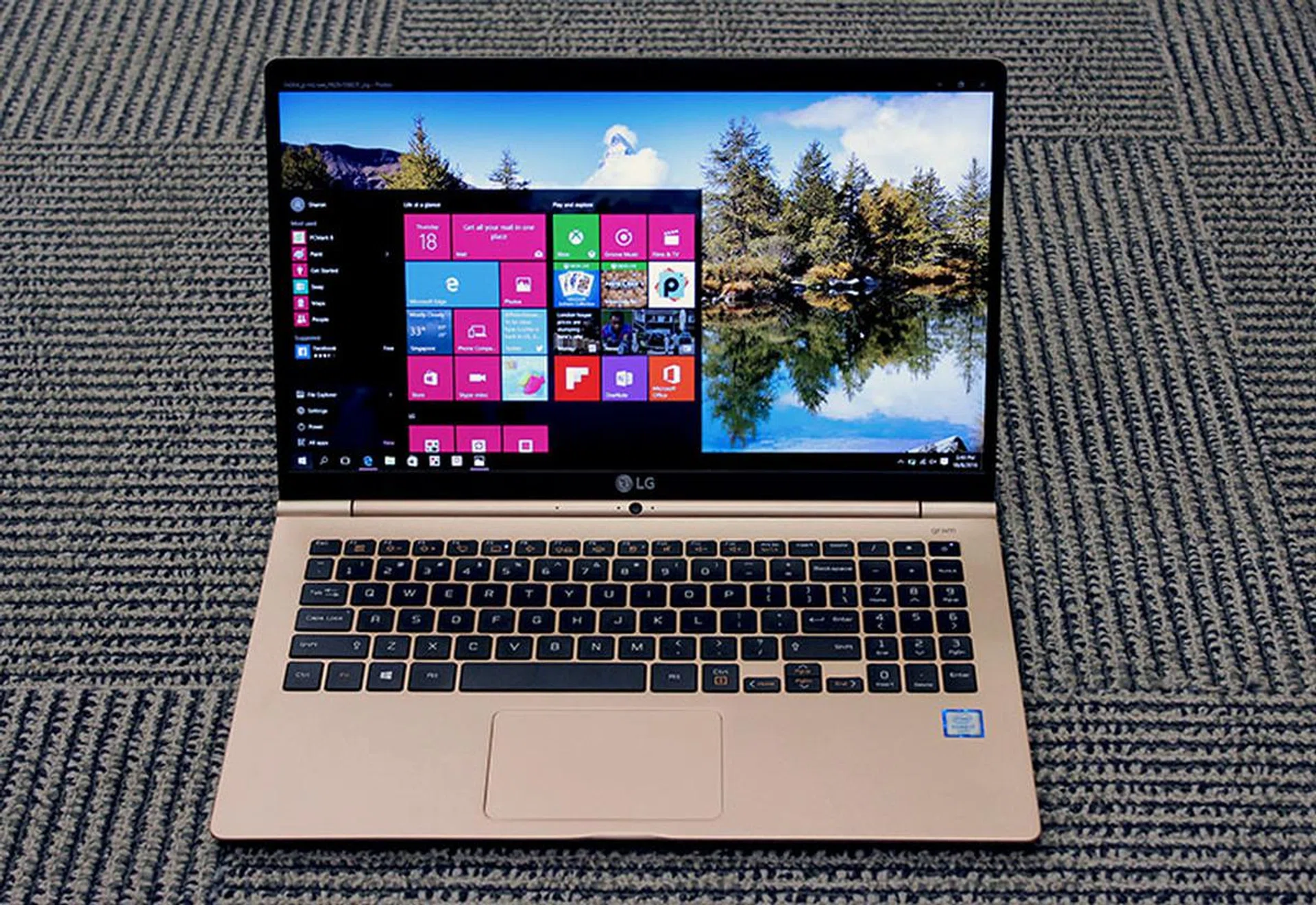 The LG Gram 15 achieves its incredibly light weight thanks to a blend of magnesium alloys.