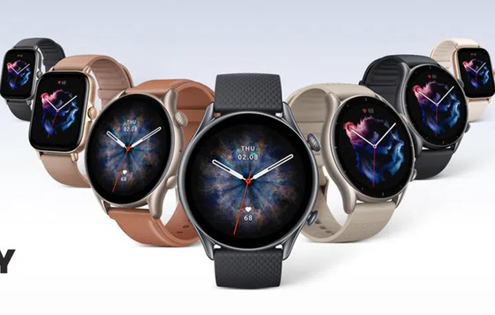 Amazfit GTR 3 Pro, GTR 3, and GTS 3.