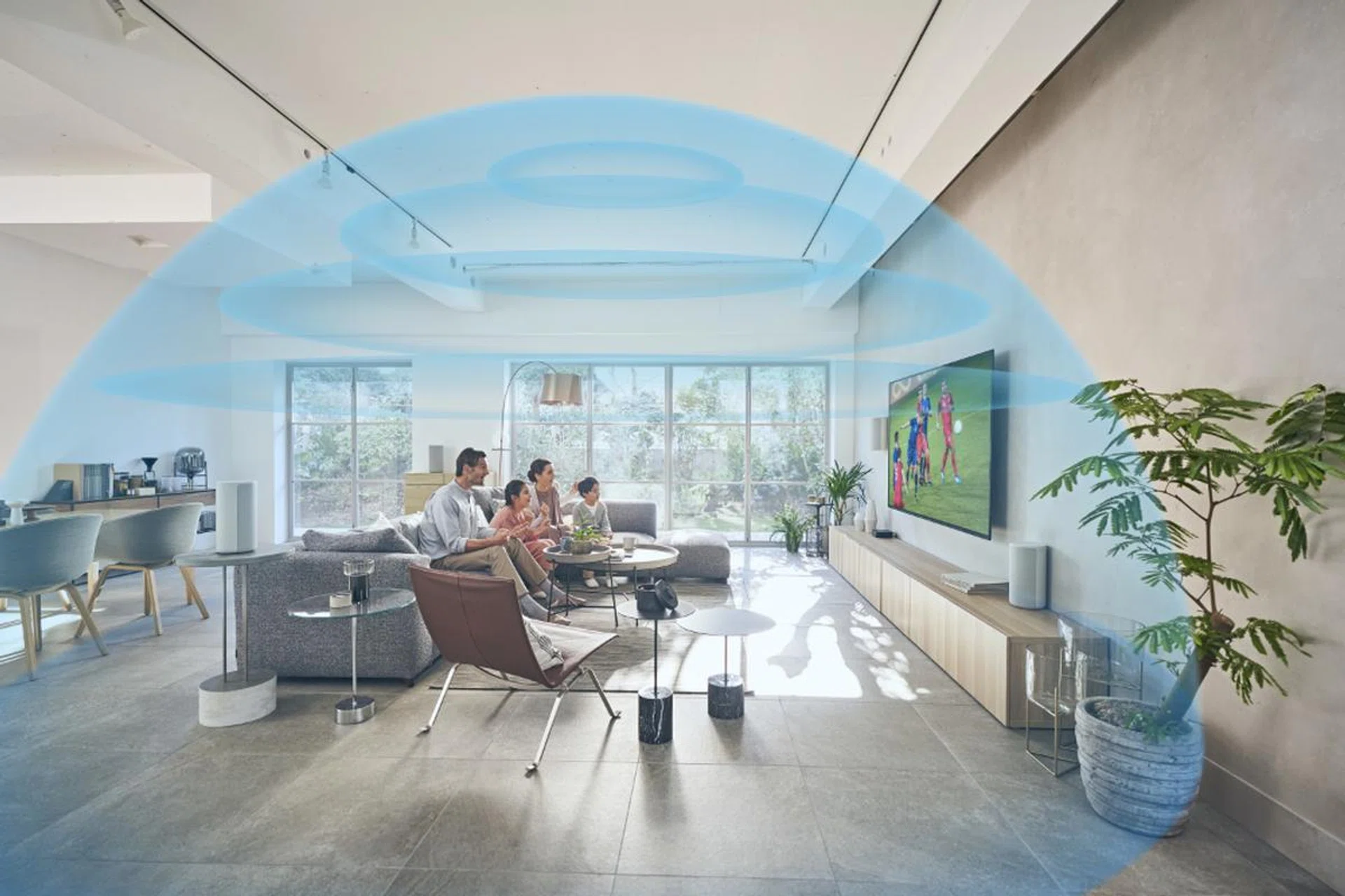 The HT-A9 really sounds like it projects sound all around you. (Image source: Sony)