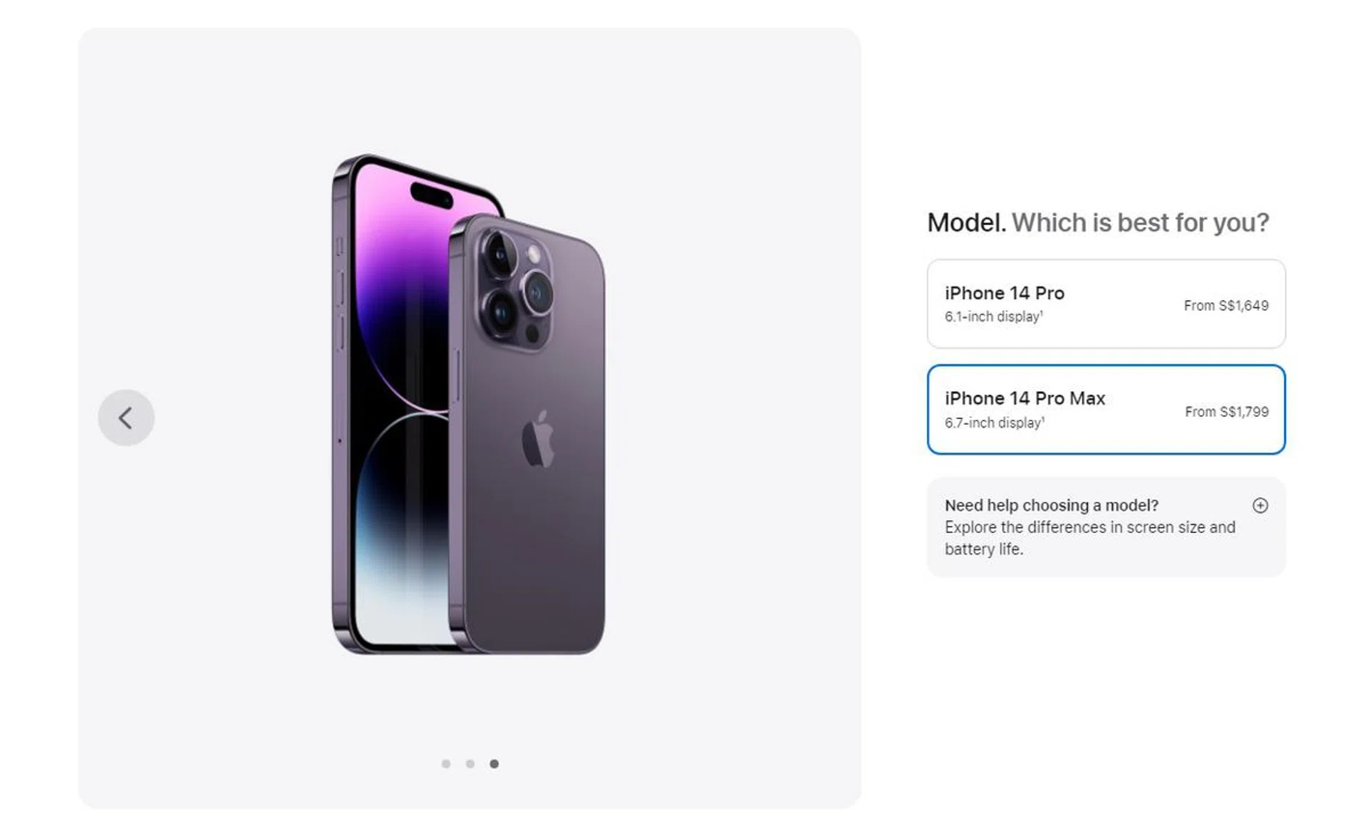 Where can you buy Apple products? at Apple, obviously.